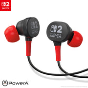 PowerA Nintendo Switch 2 Officially Licensed Wired Earbuds