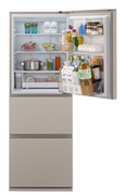 PANASONIC NRC341H/C3 ECONAVI 3-door Refrigerator (Matt Beige) Fridge