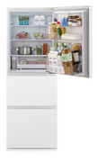 PANASONIC NRC341H/W3 ECONAVI 3-door Refrigerator (Matt White) Fridge