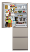 PANASONIC NRC371HL/C3 ECONAVI 3-door Refrigerator (Matt Beige) - Left-hinge model  Fridge