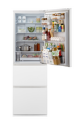 PANASONIC NRC371H/W3 ECONAVI 3-door Refrigerator (Matt White)  Fridge