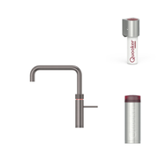 Quooker Fusion Square 水龍頭連 PRO 3 (3 公升滾水箱) 及 室溫水過濾器