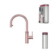 Quooker Flex Round 水龍頭連 PRO 3 3 公升滾水箱 及 CUBE水箱 (過濾凍水和有氣凍水) 濾水器