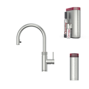 Quooker Flex Round 水龍頭連 PRO 3 3 公升滾水箱 及 CUBE水箱 (過濾凍水和有氣凍水)