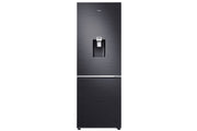 SAMSUNG RB30F4181B1/SH Bottom Mounted Freezer with All Around Cooling and Water Dispenser 284L Black Fridge
