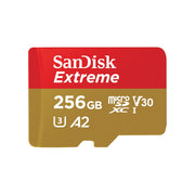 SanDisk SDSQXAV Extreme MicroSD 256GB UHS-I 190MB/R 130MB/W 記憶卡