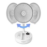 SMARTECH SF-8918 “Smart Breeze” Eco Cordless Foldable Telescopic Oscillating Fan Fan