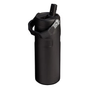 Stanley 16oz The IceFlow™ 翻蓋吸管保溫瓶 黑色 2.0