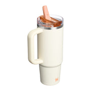 Stanley 30oz The Quencher ProTour Flip Straw 吸管杯 亮面奶油杏