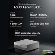 ASUS 華碩 ASUS Ascent GX10 精巧桌上型 AI 超級電腦