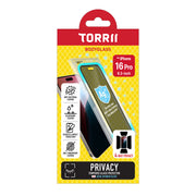 Torrii Anti-Bacterial Coating 4-Way Privacy BODYGLASS for iPhone 16 Pro