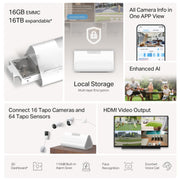 TP-Link Tapo H500 Smart HomeBase Home Security Camera