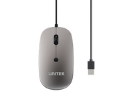 UNITEK T060BGY01 SlimTrack 有線光學滑鼠