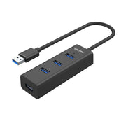 UNITEK Y-3089 4接口 USB Hub (帶外接Micro USB電源口)