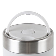 小牛角 不銹鋼真空 350毫升便攜式小湯壺 (灰白色)