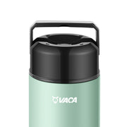 小牛角 不銹鋼真空 1000毫升便攜式湯壺 (不銹鋼)