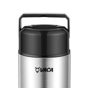 小牛角 不銹鋼真空 1000毫升便攜式湯壺 (綠色)