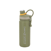 VACA S/ST VACUUM 0.63L PORTABLE SPORT BOTTLE WITH STRAW (ARMY GREEN)