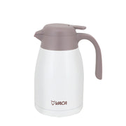 小牛角 1.5公升不銹鋼真空手斟壺- 象牙白