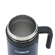 VACA VAC. SET: TWIN 0.38L HANDLE MUG (BLUE/ S/ST)