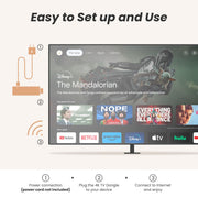 Yaber LEAP-S2 4K Google TV 轉接器連遙控器