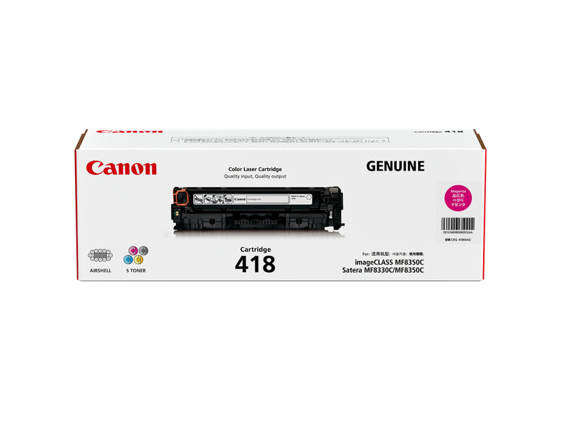 CANON 佳能 Cartridge 418洋紅色 碳粉