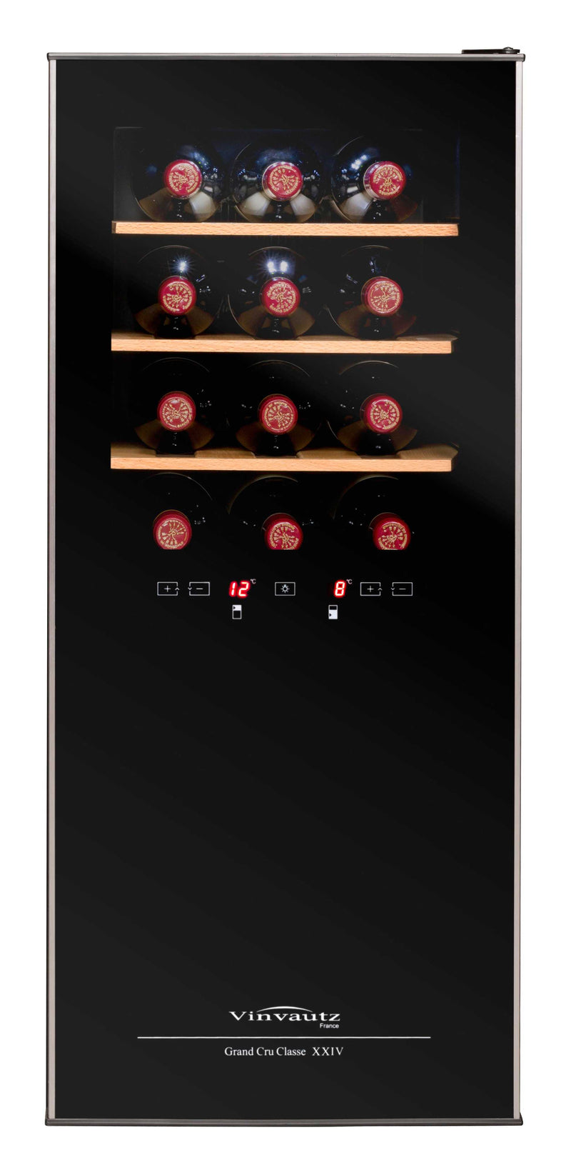 VINVAUTZ VZ24BDHK 24 Bottles Dual Zone Wine Cellar (includes unpacking and moving service)