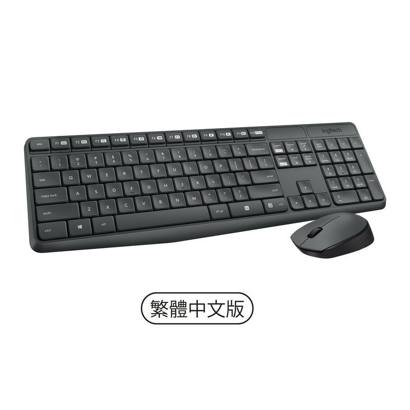 LOGITECH 羅技 MK235 (中文鍵盤) 無線滑鼠鍵盤組合