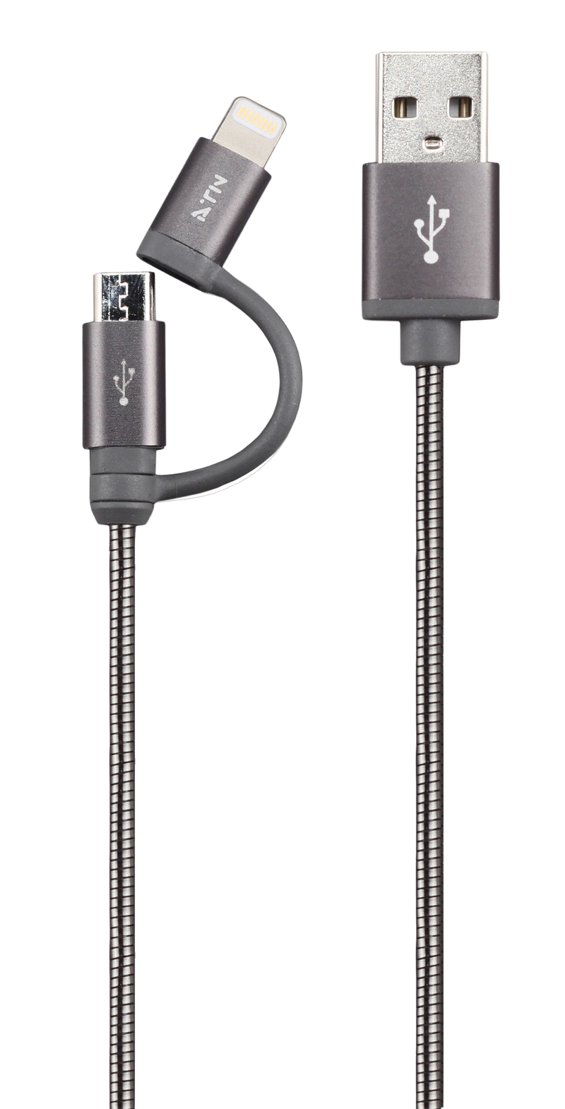 ATN A13 MFI Lightning & Micro 2 in 1 Cable