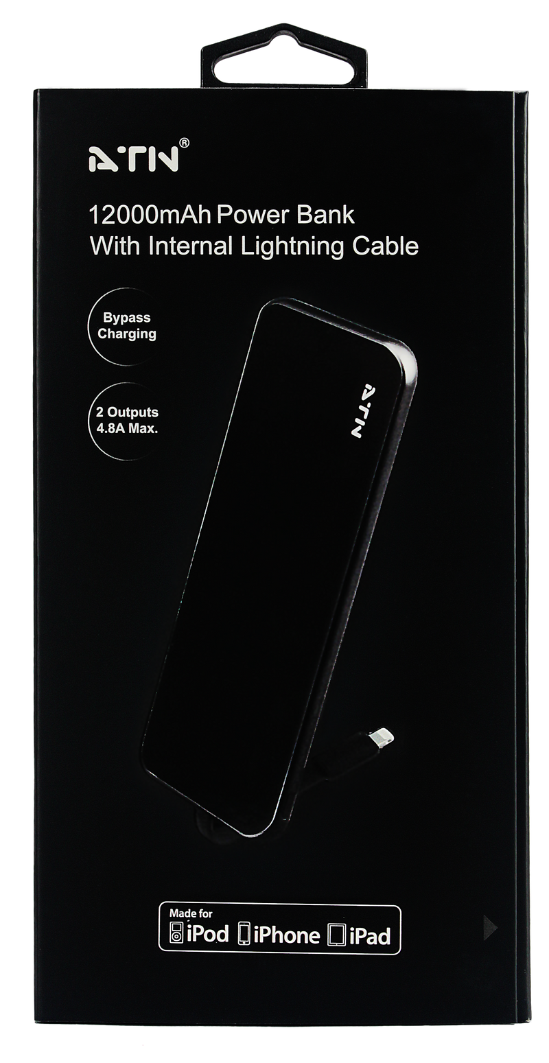 ATN MFI-A12000 12000mAh Capacity PowerBank