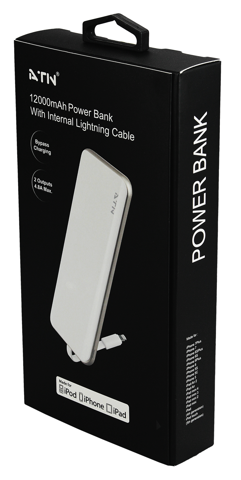 ATN MFI-A12000 12000mAh Capacity PowerBank