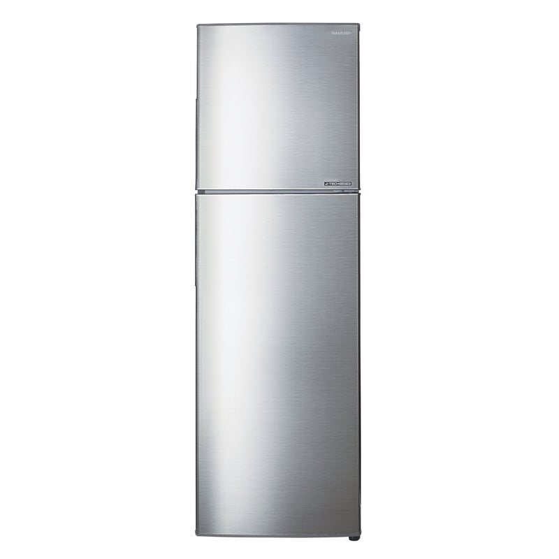 SHARP SJ-25G-S 253L 2 door fridge (includes unpacking and moving appliance service)