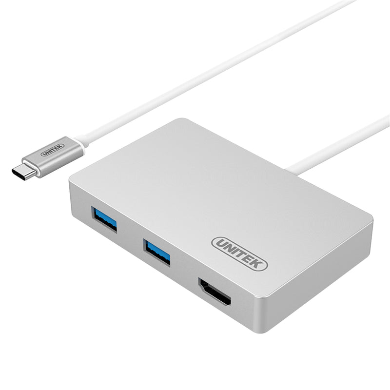 UNITEK USB 3.1 Type-C 鋁合金多功能集線器 (PD)