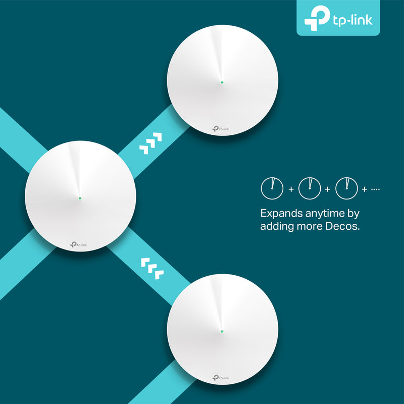 TP-Link Deco M9 Plus Whole Home Mesh Wi-Fi System (2 Pack)