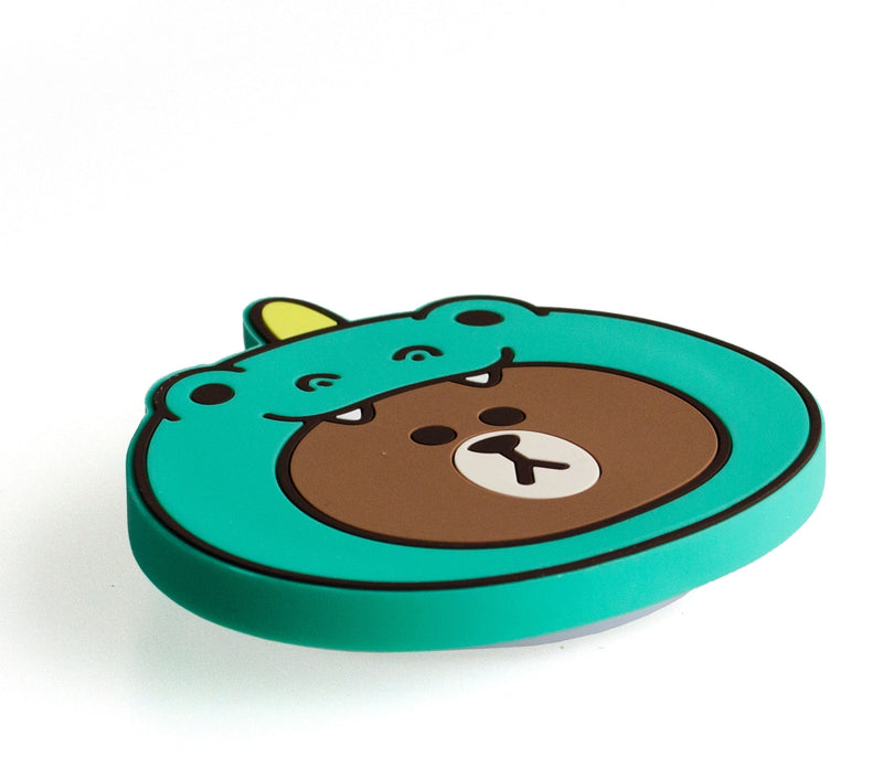 LINE FRIENDS DINO BROWN 10W / 7.5W快速無線充電板