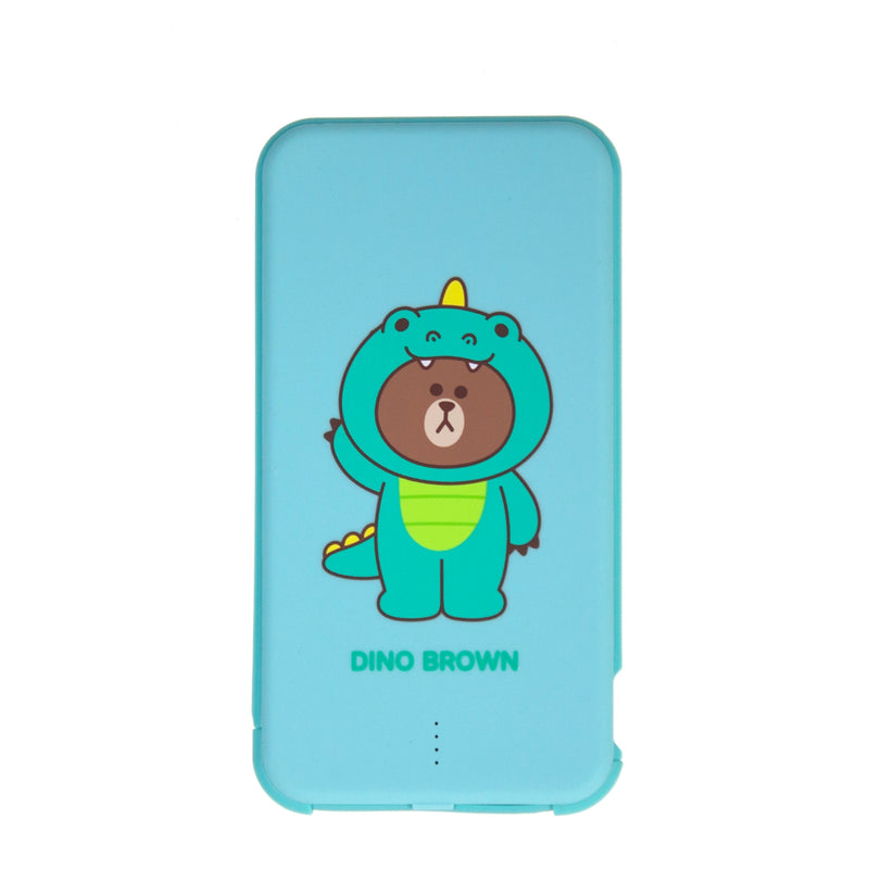 LINE FRIENDS DINO BROWN 5000mAh 移動電源