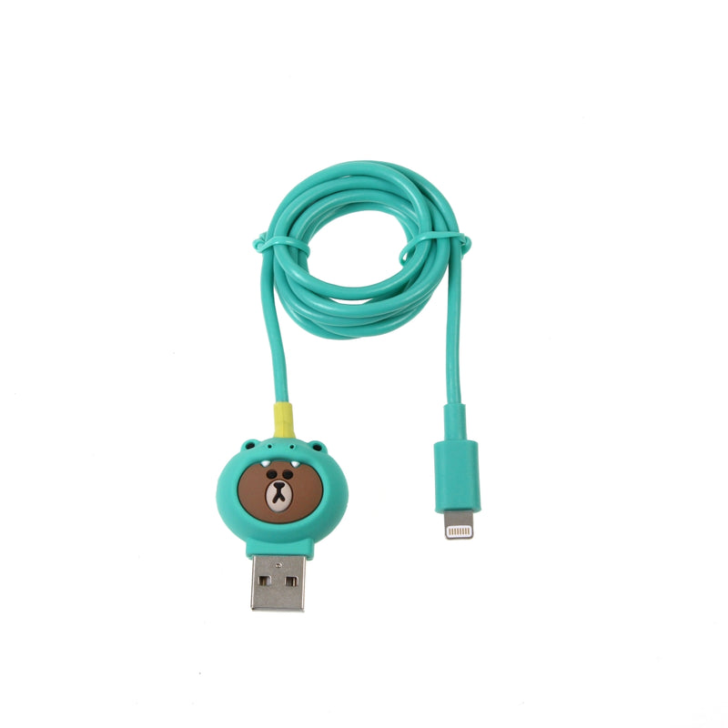 LINE FRIENDS DINO BROWN LIGHTNING Cable