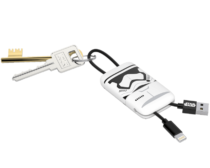 TRIBE Keyline Lightning Cable 22cm - TLJ Stormtrooper Cable