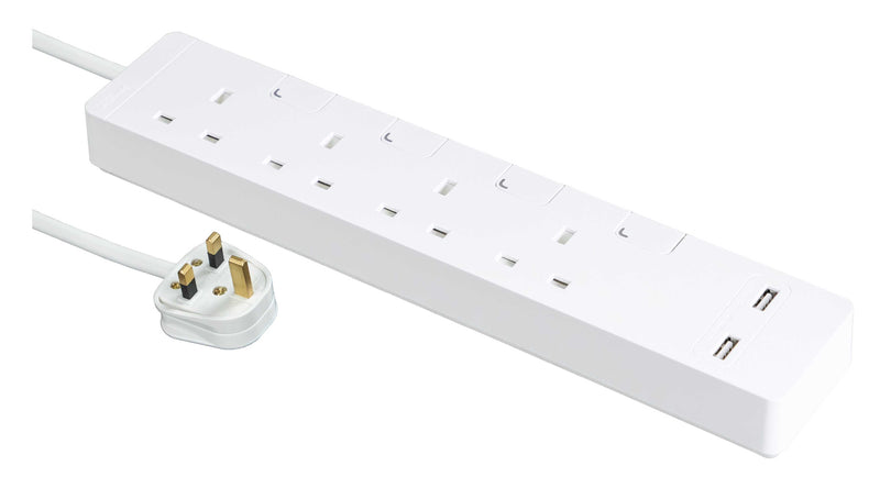 Schneider Electric TSH34U Power Strip White