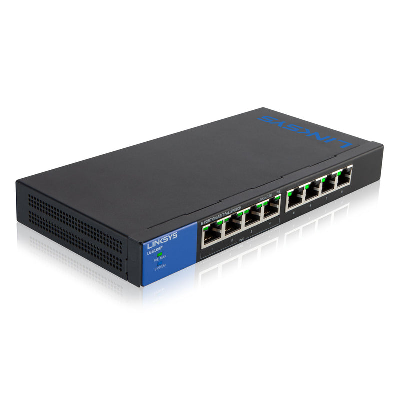 Linksys LGS108 8-Port Desktop Gigabit 交換器