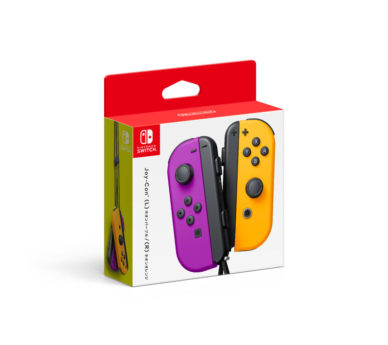 NINTENDO 任天堂 Switch Joy-Con (左) 電光紫 + (R) 電光橙 遊戲手掣