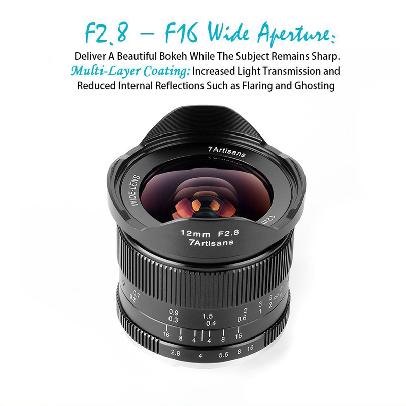 7Artisans 12mm F/2.8 (Sony) Lens