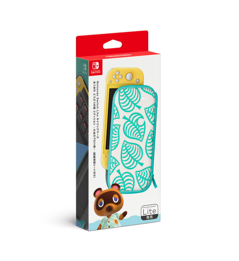 NINTENDO Switch Lite Carrying Case (Animal Crossing Edition) & Screen Protector Game Console Accessory