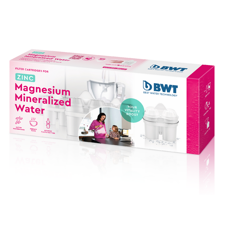 BWT Magnesium Mineralized Water + Zinc Filter (3 Pieces Pack)