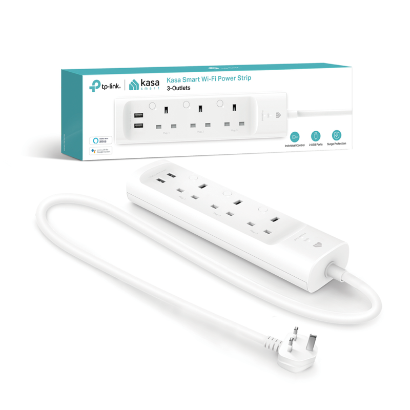 TP-Link TL-KP303 Wi-Fi 智能拖板 (3 Smart Outlets + 2 USB)