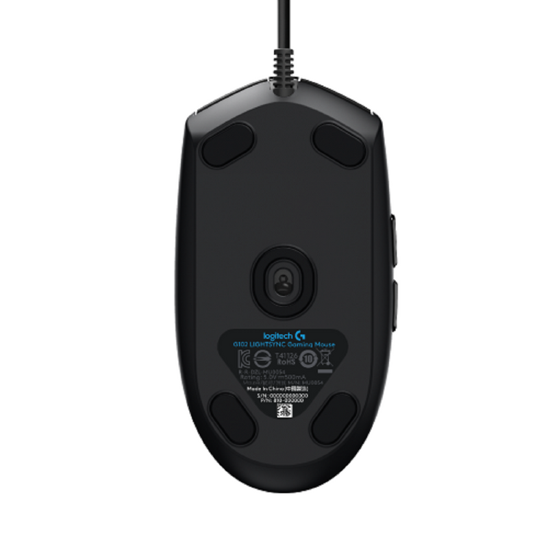 LOGITECH 羅技 G203 LIGHTSYNC 遊戲 有線滑鼠