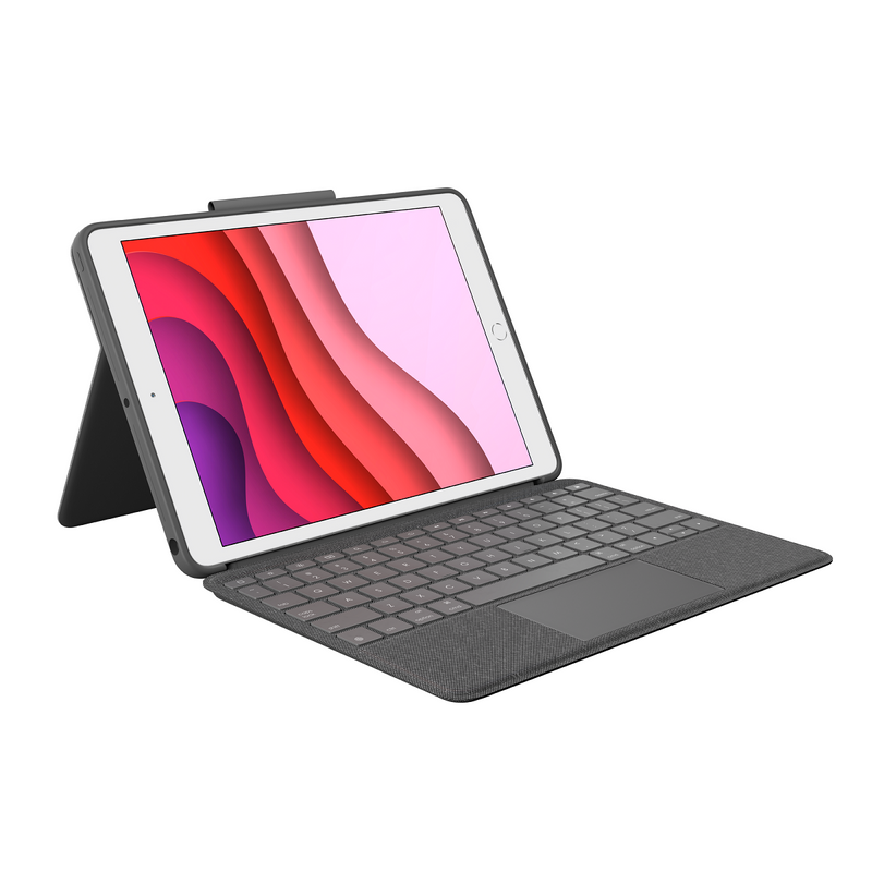 LOGITECH 羅技 Combo Touch - iPad (第 9 代 2021) 鍵盤護殼配備觸控板