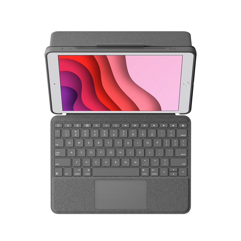 LOGITECH Combo Touch - iPad (9th gen 2021) Keyboard Case with Trackpad