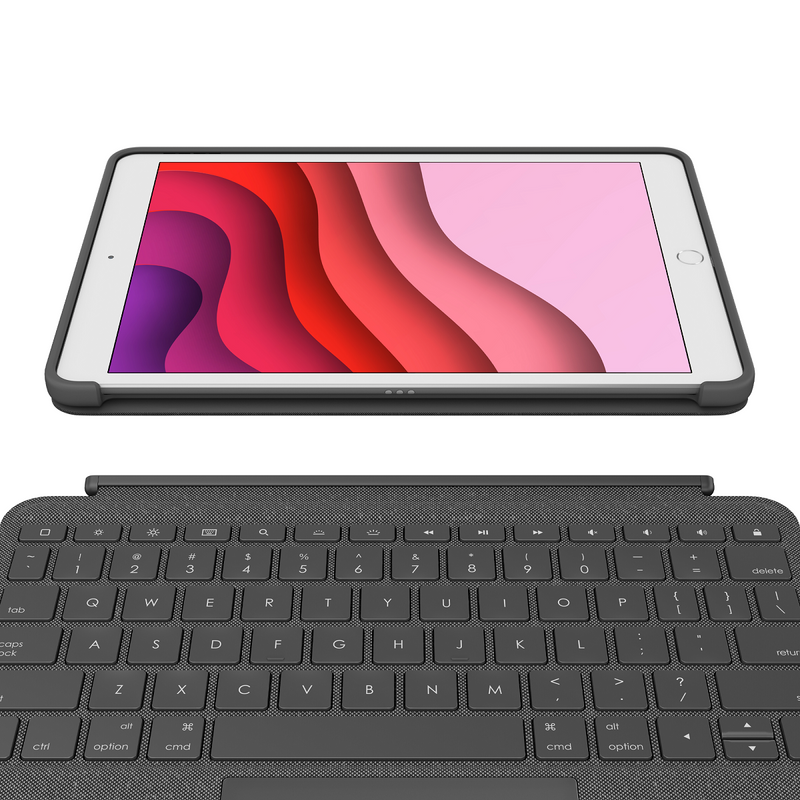 LOGITECH 羅技 Combo Touch - iPad (第 9 代 2021) 鍵盤護殼配備觸控板