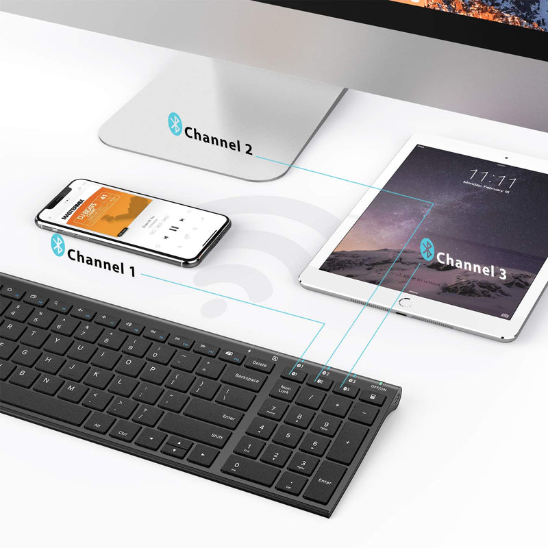 iClever IC-BK10 Bluetooth universal ultra-thin Wireless Keyboard